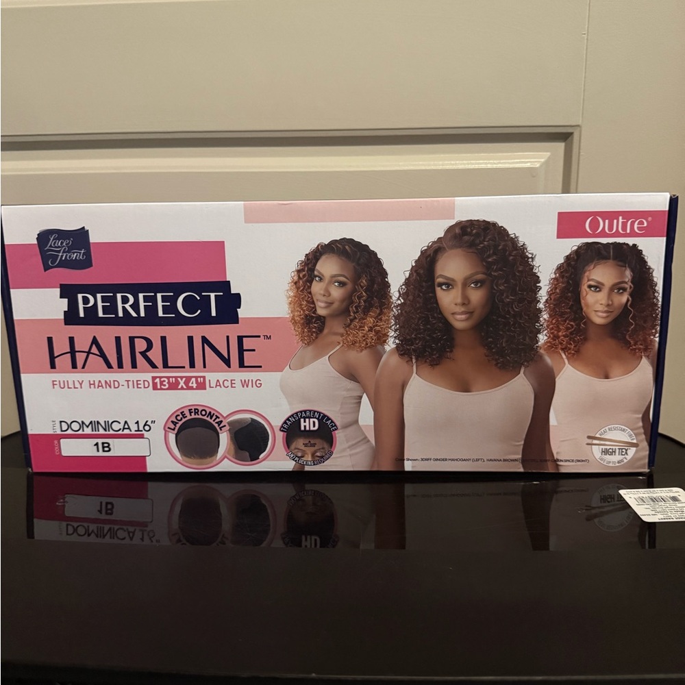 Perfect Hairline Lace Wig - Dominica 16" in 1B